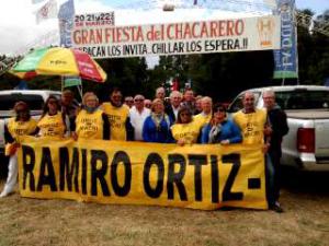 Pro Azul: Ramiro Ortiz estuvo en la Fiesta del Chacarero